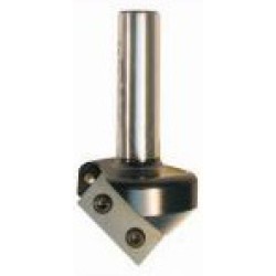5R8-45S V Grooving Bit 1-1/16" Cutting Length 1/2" Shank 45.5° Angle