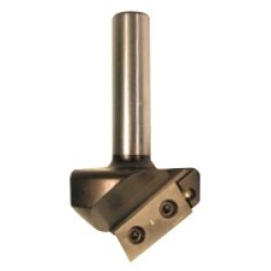 5R8-50S V Grooving Bit 1 Flute 11/16" Cutting Length 1/2" Shank 50° Angle