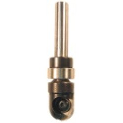 6R4-6M Core Box Bit 1 Flute Top Bearing 6mm Radius 1/4" Shank 3106506 Knife