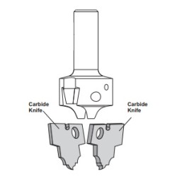 8080014 Nova B System Body 1/4" Shank & Key Dimar 