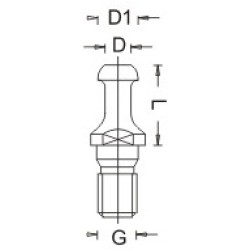 N650018 Pullstud M12 - Biesse (after 09/92)