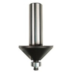W02 Woodpecker Bevel Trim Bit 2 Flute 17/32" Cutting Height 1/4" Shank 45° Angle