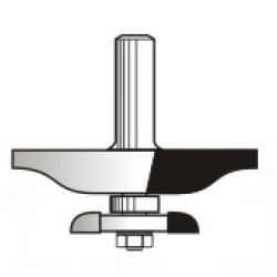 WP126884BC Woodpecker 3 Piece Ogee Style Cabinet Door Set 2 Flute