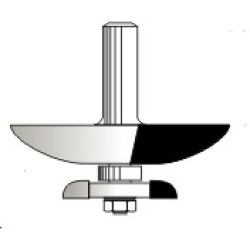 WP126886BC Woodpecker Cabinet Door Set 2 Flute