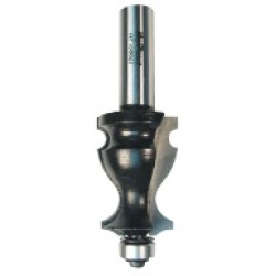 WP156827 Woodpecker Fancy Moulding Bit 2 Flute 1-1/5" Cutting Height 1/2" Shank