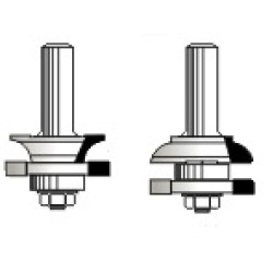 WP2423 Woodpecker 2 Piece Rail & Stile Bits 1/2" Shank