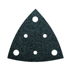 63717111014 Perforated Triangular Sandpaper Aluminum Oxide grit 100 - 50-PACK