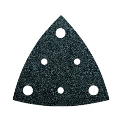 63717114019 Perforated Triangular Sandpaper Aluminum Oxide grit 180 - 50-PACK