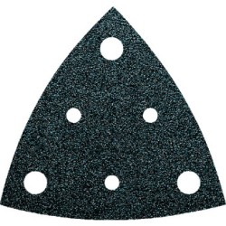 63717115013 Perforated Triangular Sandpaper Aluminum Oxide grit 220 - 50-PACK