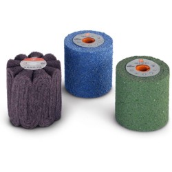 Satin Finishing Set 4x4 in. (3 wheels)