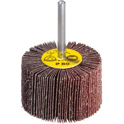 Flap Wheel 1" Diameter 1" Depth 1/4" Shank KM613 Aluminum Oxide 40 Grit Klingspor 278902