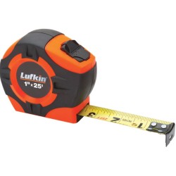 P1000 Series Measuring Tape, 1" x 25', in./ft. Graduations