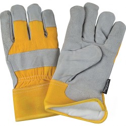 Split Cowhide Fitters Thinsulate Lined Gloves Medium Thinsulate Split Cowhide Safety Rubberized    