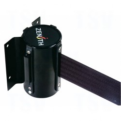 Wall Mount Barrier Steel Black Black Blank 7' Screw Mount   