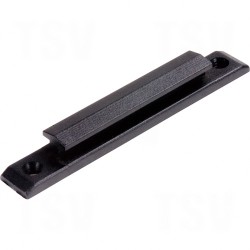 Crowd Control Barriers - Wall Mount Barriers Replacement Plastic Black Screw Mount      