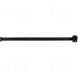 Build Your Own Crowd Control Barriers - Tape Cassettes Black None 7'      
