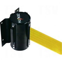 Wall Mount Barriers Steel Black Black Yellow Attention ne pas entrer Blank 7' Screw Mount   