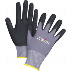 ZX-1 Premium Nitrile Foam Palm Coated Gloves 2X-Large (11) 15 Nylon Nitrile Foam Nitrile Unlined    