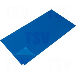 Clean Room Mat 1-1/2' 3' 40 mics Blue     