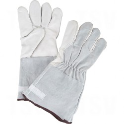 Standard Quality Goat Grain Gloves 2X-Large Unlined Goat Grain Gauntlet Leather    