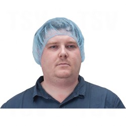 Bouffant Caps Polypropylene Blue       