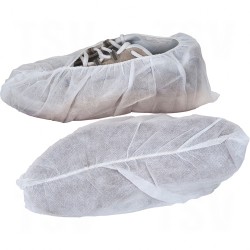 Shoe Covers Polypropylene Large White      