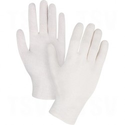 Cotton Inspection Gloves Ladies Cotton Hemmed      