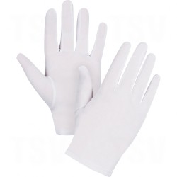 Nylon Inspection Gloves X-Small Ladies Nylon Hemmed      