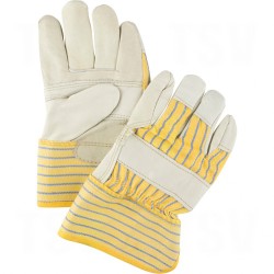 Thinsulate Lined Grain Cowhide Fitters Gloves Large Thinsulate Grain Cowhide Safety Rubberized    