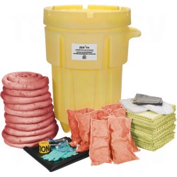 95-Gallon Shop Mobile Spill Kits - Hazmat Salvage Drum Overpack 95 US gal. Mobile     
