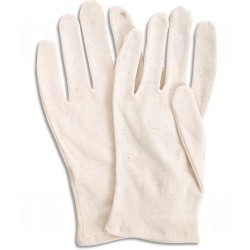 Poly/Cotton Inspection Gloves Ladies Poly/Cotton Hemmed      
