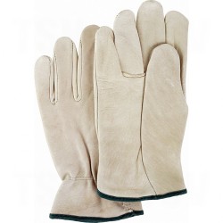 Drivers Gloves Medium Unlined Grain Cowhide Keystone     