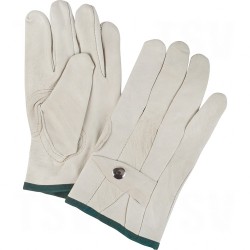 Grain Cowhide Ropers Gloves Medium Unlined Grain Cowhide Keystone     