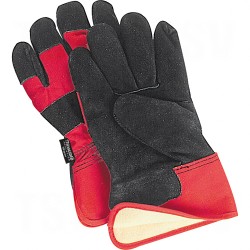 Split Cowhide Fitters Thinsulate Lined Gloves Large Thinsulate Split Cowhide Safety Rubberized    