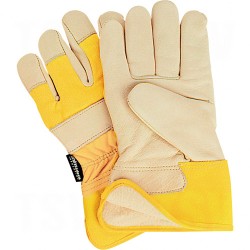 Thinsulate(TM) Lined Grain Cowhide Fitters Gloves, Premium Quality 2X-Large Thinsulate Grain Cowhide Safety Rubberized    
