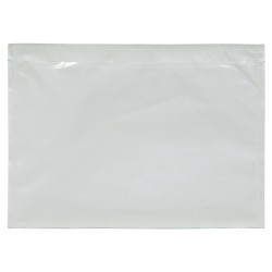 Blank Packing List Envelope 7" L x 5-1/2" W Backloading Style