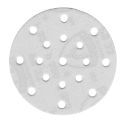 Sanding Disc 6" with 17 holes (Festool Pattern) Velcro PS33 Aluminum Oxide 100 Grit Klingspor 301926
