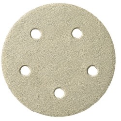 Sanding Disc 5" Diameter 5 Hole Pattern PSA Sticky Back PS33 Aluminum Oxide 100 Grit Klingspor 303360