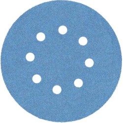 Sanding Disc 5" with 8 Holes Velcro PS36 Zirconia 100 Grit Klingspor 253576