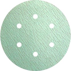 Sanding Disc 6" Diameter 6 Hole Pattern PSA Sticky Back PS73 Aluminum Oxide 150 Grit Klingspor 312529