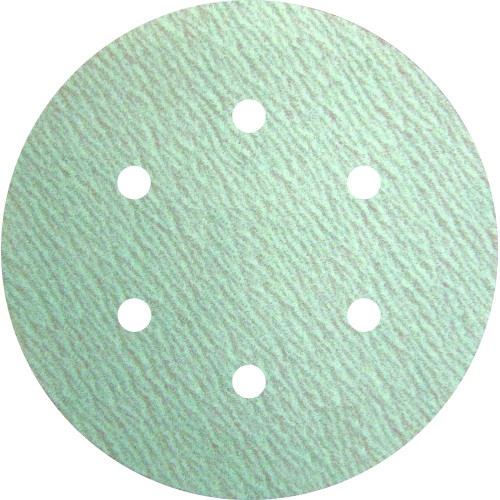 Sanding Disc 6" Diameter 6 Hole Pattern PSA Sticky Back PS73 Aluminum Oxide 150 Grit Klingspor 312529