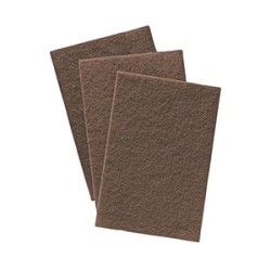 Hand Pad 6" Wide x 9" Long Brown Coarse Extra Cut Aluminum Oxide Klingspor 342852