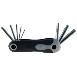 8piece Metric Folding Hex Key Set