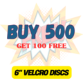 6" Velcro Disc Promo