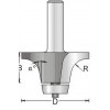 Rounding Over Undermount Dimar 153R8-54 Solid Surface (Corian) Bits