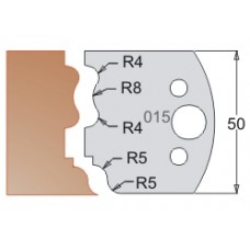 #015 50mm Knives For MPC Multi Profile Cutter (Set of 2) Dimar 3301550 Multi-Profile Cutters