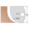 #064 50mm Knives For MPC Multi Profile Cutter (Set of 2) Dimar 3306450 Multi-Profile Cutters