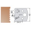 #077 40mm Knives For MPC Multi Profile Cutter (Set of 2) Dimar 3307740 Multi-Profile Cutters