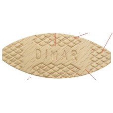 #20 Wood Biscuits  1000 Pcs Dimar BJ20 Wood Products