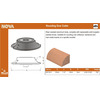 Insert Round Over Cutter, 120x5 Radius Dimar K9C120-5 Corner Round & Convex Cutters